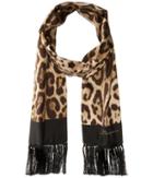 Dolce & Gabbana Leopard Scarf (leopard Print) Scarves