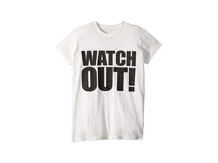 Nununu Watch Out T-shirt (little Kids/big Kids) (white) Boy's Clothing