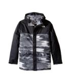 The North Face Kids Brayden Insulated Jacket (little Kids/big Kids) (tnf Black Static Print (prior Season)) Boy's Coat
