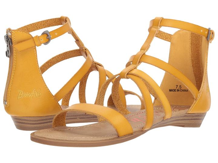 Blowfish Biden (saffron Dyecut Pu) Women's Sandals
