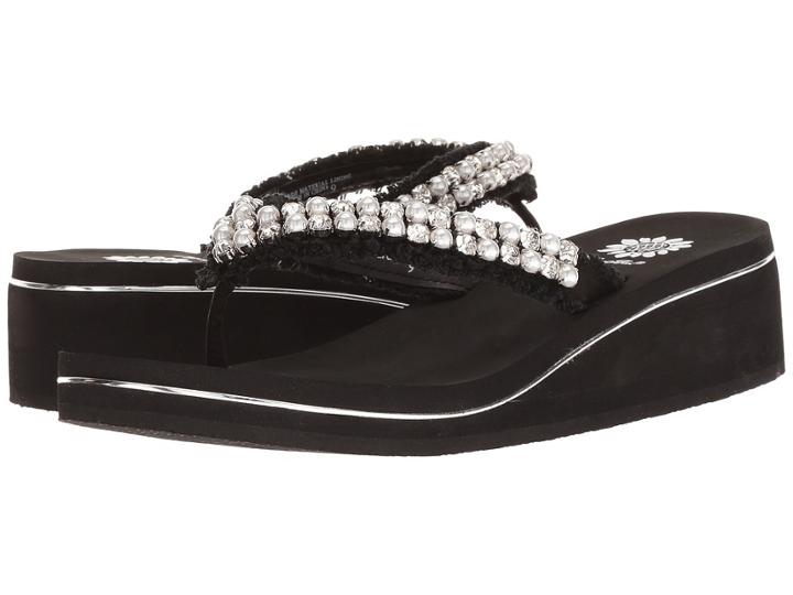 Yellow Box Sully (black) Women's Wedge Shoes