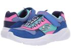 Skechers Kids Meridian 81954l (little Kid/big Kid) (blue/multi) Girl's Shoes