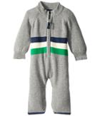Toobydoo Racer Zipper Jumpsuit (infant) (grey/navy/green) Boy's Jumpsuit & Rompers One Piece