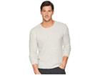 John Varvatos Collection Tuck Stitch Long Sleeve Crew Y2476u3 (silver) Men's Sweater