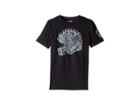 Under Armour Kids Never Retreat Short Sleeve Tee (big Kids) (black/steel) Boy's T Shirt