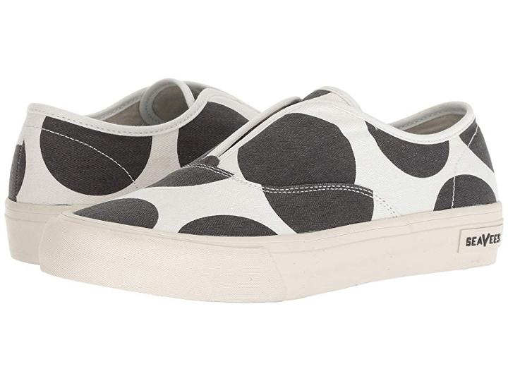 Seavees Sunset Strip Cabana (black Dot) Women's Shoes