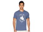 Original Penguin Sun's Up Thumb's Up T-shirt (vintage Indigo) Men's T Shirt