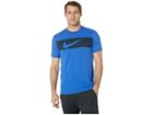 Nike Dry Tee Dri-fittm Cotton Swoosh Bar (game Royal/light Armory Blue) Men's T Shirt