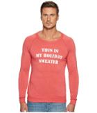 Alternative Graphic Champ (eco True Red Holiday Sweater) Men's Sweatshirt