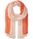 San Diego Hat Company Bss1697 Woven All Over Anchor Print (coral) Scarves