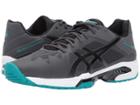 Asics Gel-solution(r) Speed 3 (dark Grey/black/lapis) Men's Tennis Shoes