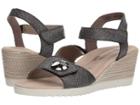 Rieker D3464 Marilyn 64 (schwarz/silber) Women's Shoes