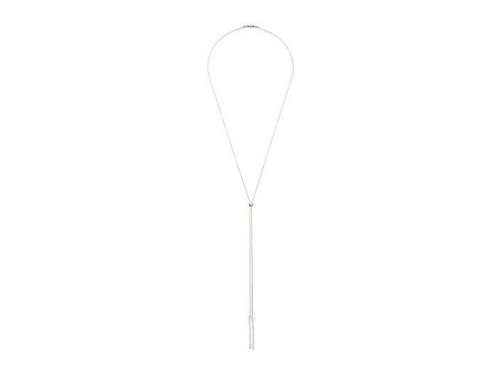 Dee Berkley Bolo Convertible Necklace Sterling Silver With Coated Quartz (silver) Necklace
