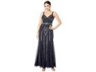 Marina Beaded Gown (navy) Women's Clothing