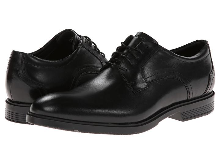 Rockport City Smart Plain Toe Oxford (black) Men's Lace Up Casual Shoes