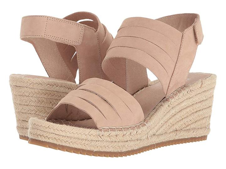 Eileen Fisher Largo (latte Tumbled Nubuck) Women's Wedge Shoes