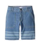 Little Marc Jacobs Denim Effect Shorts (big Kids) (bleach) Boy's Shorts