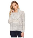 Lamade Jody Cowl Neck Sweater (heather Grey) Women's Sweater