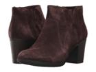 Clarks Enfield Senya (dark Brown Suede) Women's  Boots