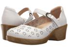 Alegria Rene (white Butter) Women's Wedge Shoes