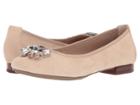 Me Too Sapphire (nude Kid Suede) Women's Dress Flat Shoes