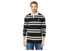 Chaps Cotton Rugby Polo (polo Black Multi) Men's Clothing