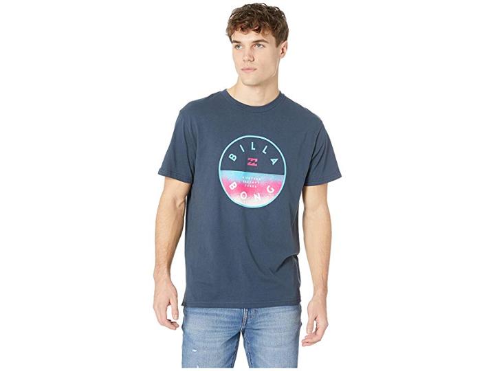 Billabong Rotor Short Sleeve Fill (navy) Men's Clothing