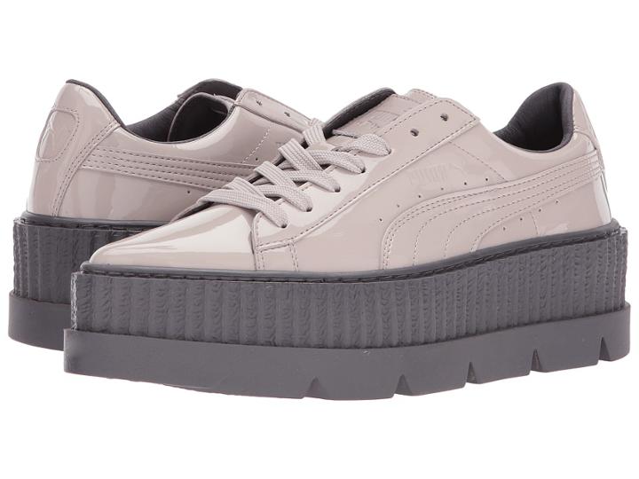Puma Pointy Creeper Patent (dove/glacier Gray) Women's Shoes