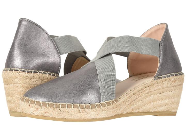 David Tate Monaco (pewter Soft Calf) Women's Sandals
