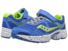 Saucony Kids Cohesion 10 A/c (little Kid) (grey/blue/green) Boys Shoes