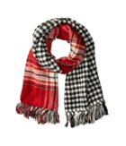 Steve Madden Double Play-d Blanket Wrap (red) Scarves