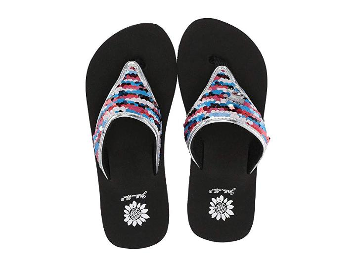 Yellow Box Sherbee2 (little Kid/big Kid) (blue Multi) Women's Shoes