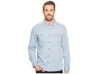 Prana Cardston Long Sleeve (island Blue) Men's Long Sleeve Button Up