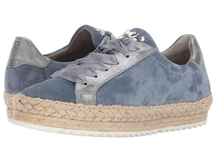 Paul Green Randy Sneaker (lago Metallic Combo) Women's Lace Up Casual Shoes
