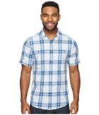 Royal Robbins Point Reyes Plaid Short Sleeve Shirt (oceania) Men's Short Sleeve Button Up