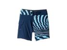 Volcom Kids Lido Block Mod Boardshorts (toddler/little Kids) (melindigo) Boy's Swimwear
