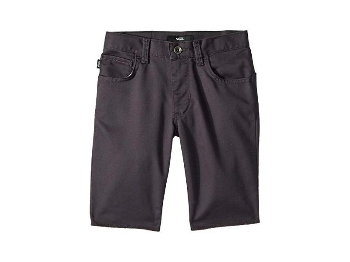 Vans Kids Av Covina Ii Shorts (little Kids/big Kids) (new Charcoal) Boy's Shorts