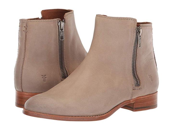 Frye Carly Double Zip (grey) Women's Boots