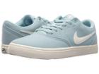 Nike Sb Check Ss Canvas (ocean Bliss/ivory/white) Women's Skate Shoes