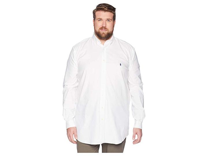 Polo Ralph Lauren Big Tall Performance Woven (white) Men's Clothing