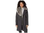Sam Edelman Asymmetrical Faux Fur Walker Coat (grey) Women's Coat