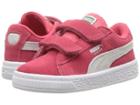 Puma Kids Suede Classic V (toddler) (paradise Pink/puma White) Girls Shoes