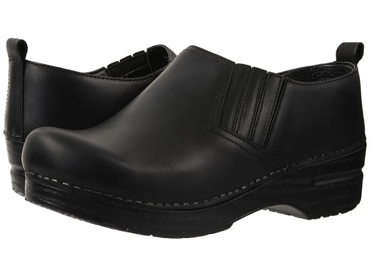 Dansko Piet (black Oiled) Women's  Shoes