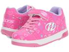 Heelys Dual Up X2 (little Kid/big Kid) (hot Pink/white/hearts) Girls Shoes