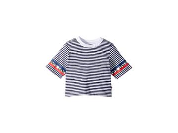 Levi's(r) Kids Short Sleeve Cropped Knit Top (little Kids) (medieval Blue) Girl's Clothing