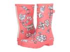 Joules Mid Molly Welly (red Indienne Floral Rubber) Women's Rain Boots