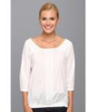 Aventura Clothing Bevin Peasant Top (white) Women's Long Sleeve Pullover