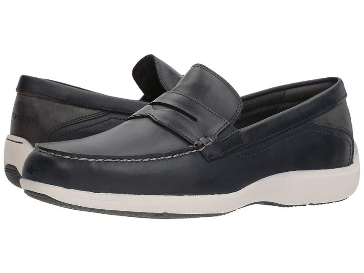 Rockport Aiden Penny (new Dress Blues) Men's Shoes