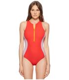 Flagpole Stella One-piece (strawberry/rose) Women's Swimsuits One Piece