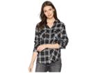 Sanctuary Boyfriend For Life Shirt (rebel Plaid) Women's Clothing